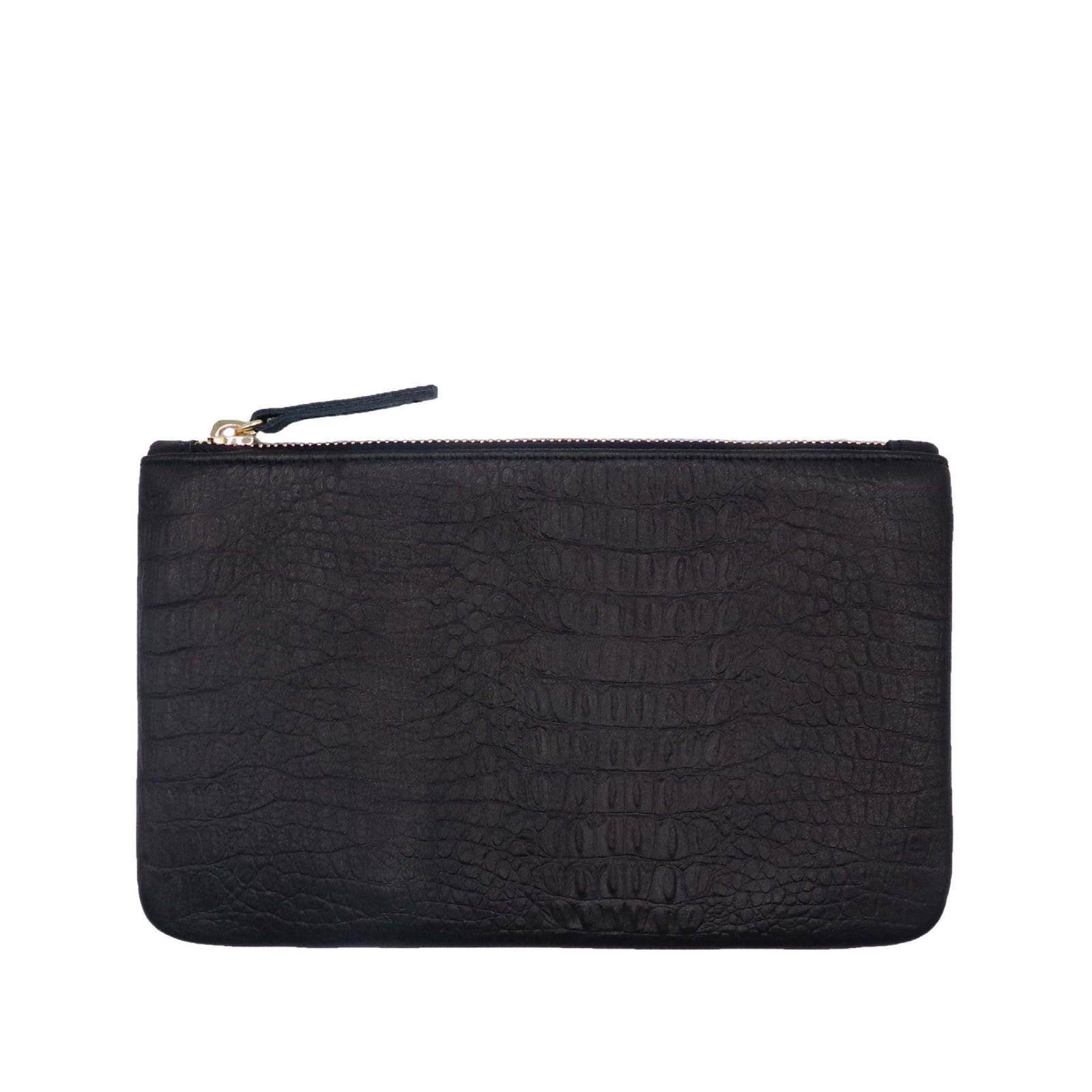 Carmel Clutch - Embossed Croc