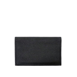 Cypress fold wallet in black leather.  Made in USA by jana kay 