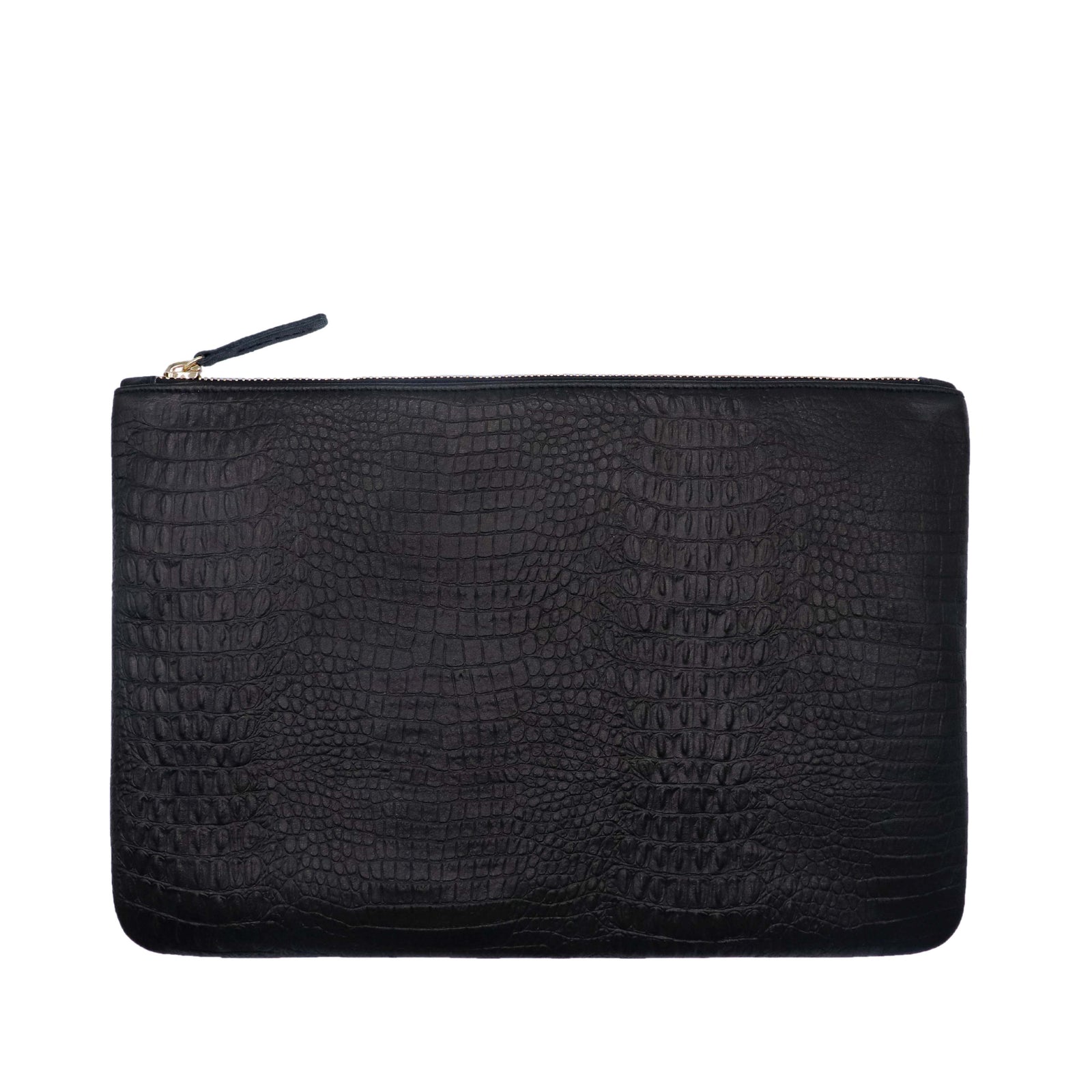 Laguna Clutch - Embossed Croc