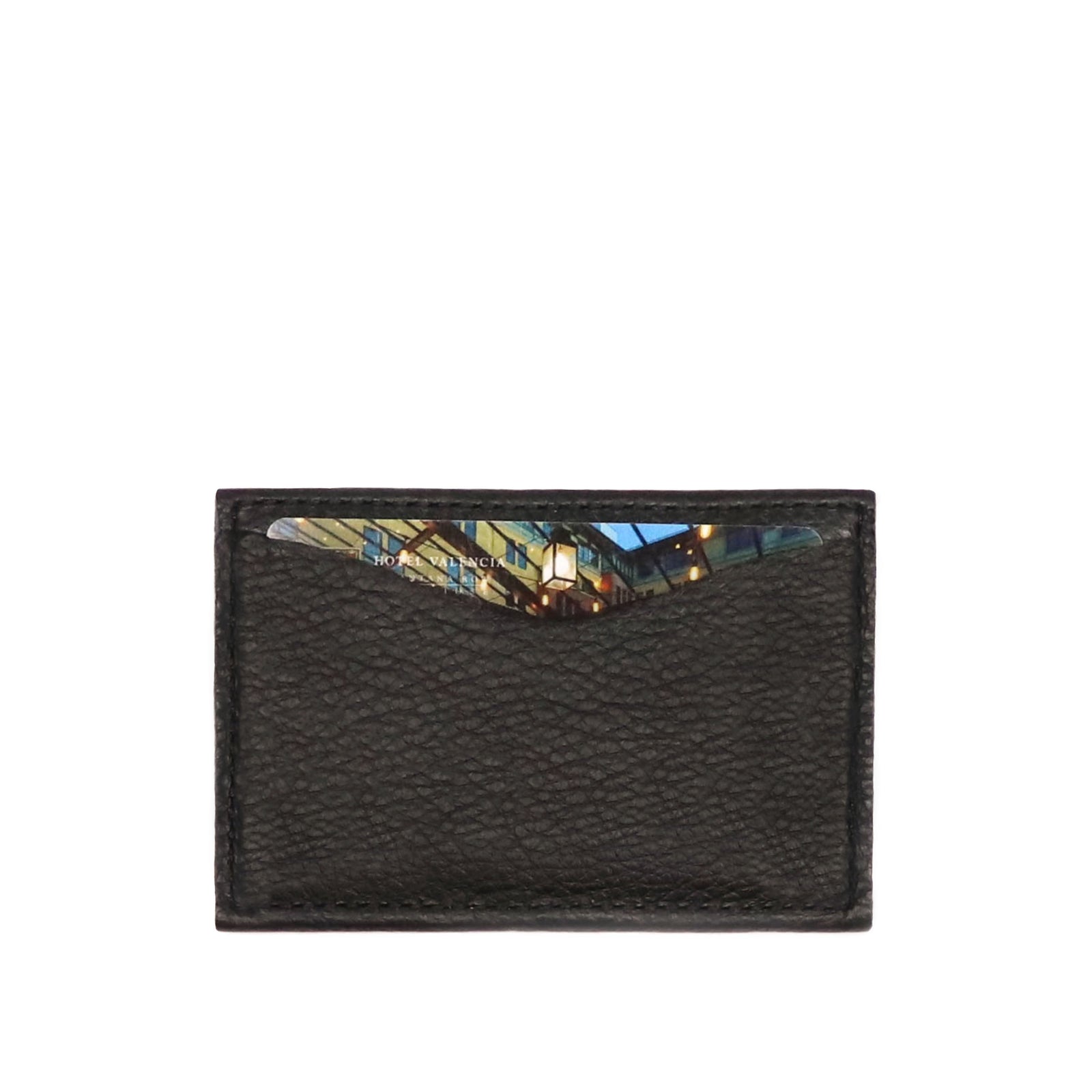 Laurel Card Case - Leather card case in saddle leather. Made in U.S.A. by Jana Kay. 